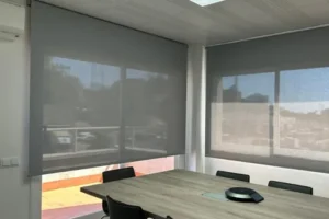 Crea solar instal·lada que filtra la llum solar i redueix la calor a l’interior