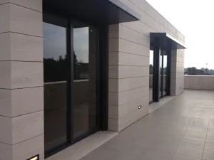 Un projecte d'un client d'uns tancaments d'alumini