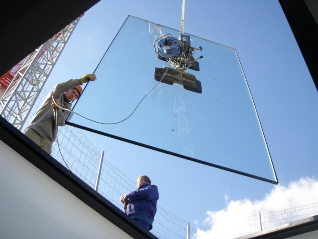 Un vidre d'un client per la seva casa