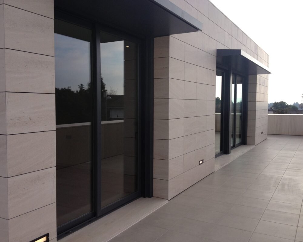 Un projecte d'un client d'uns tancaments d'alumini