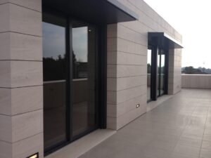 Un projecte d'un client d'uns tancaments d'alumini